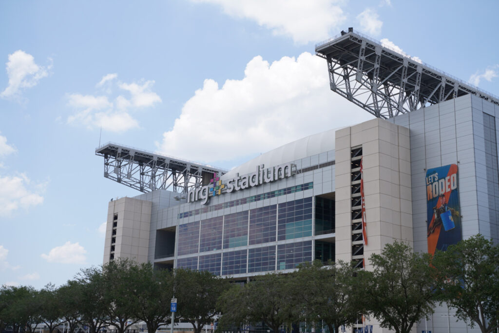 NRG Stadium in Houston, on Wednesday, July 10, 2024. The stadium will host seven matches.