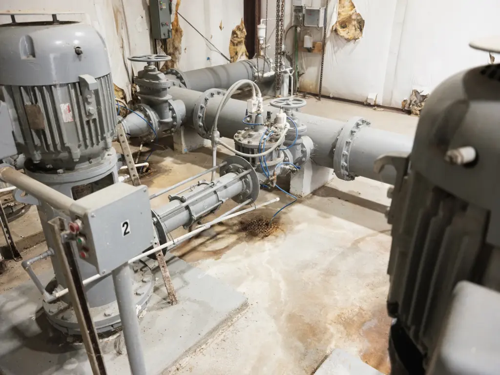 The Meyers Pump Station in Lacy Lakeview is outdated and in need of upgrade as of April 16. The pumps leak, even when they aren’t running.