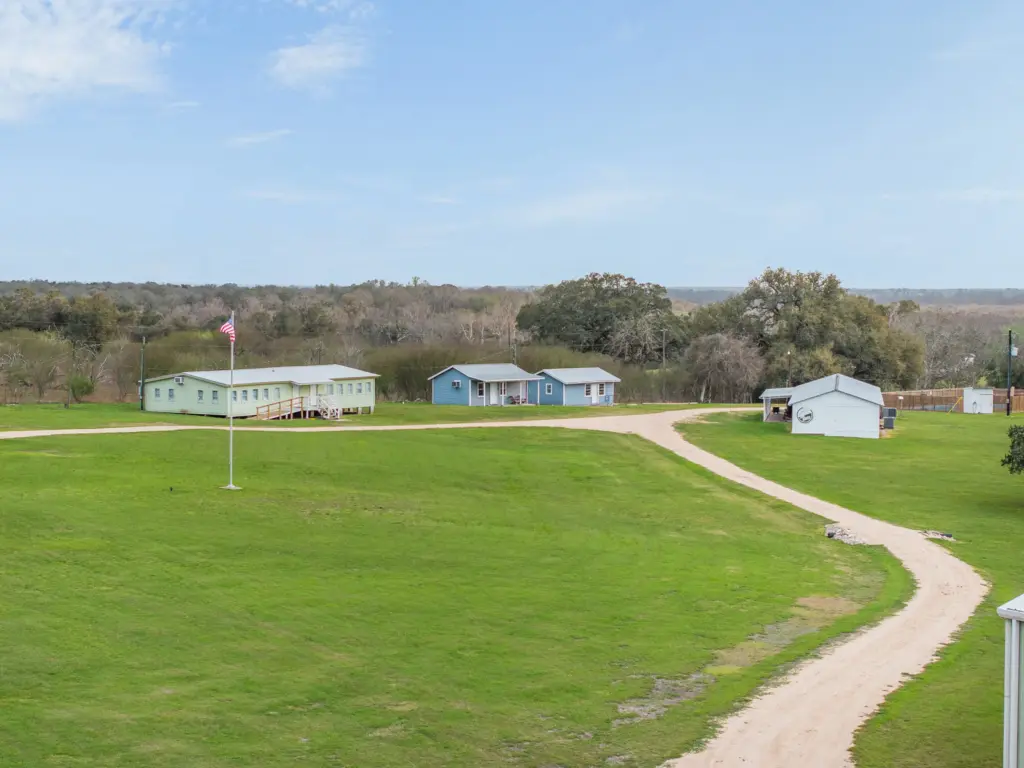 An aerial view of Camp Oak Haven in Colorado Co. The camp was forced to close after the state legislature passed new across-the-board restrictions and higher fees.