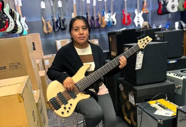 Pedro Francisco played bass and sang in her church’s musical group.