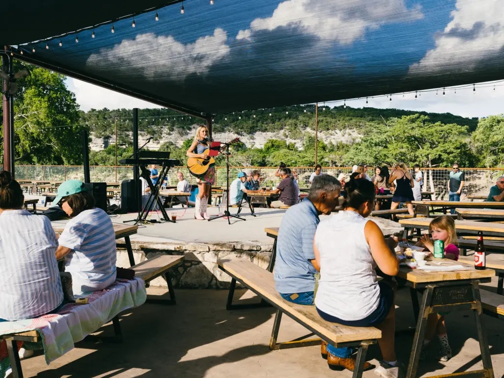 Patrons fill the seats at Crider's Rodeo and Dancehall for the weekly fish fry.
