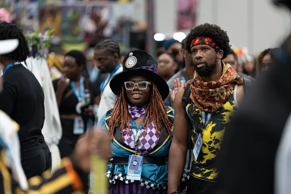 Cosplay is on full display in the crowds of the George R. Brown Convention Center during the 2026 Dream Con, a three day event for pop culture, tech and film, in Houston. Saturday, July 11, 2026, in Houston. (Douglas Sweet Jr / The Texas Tribune)
