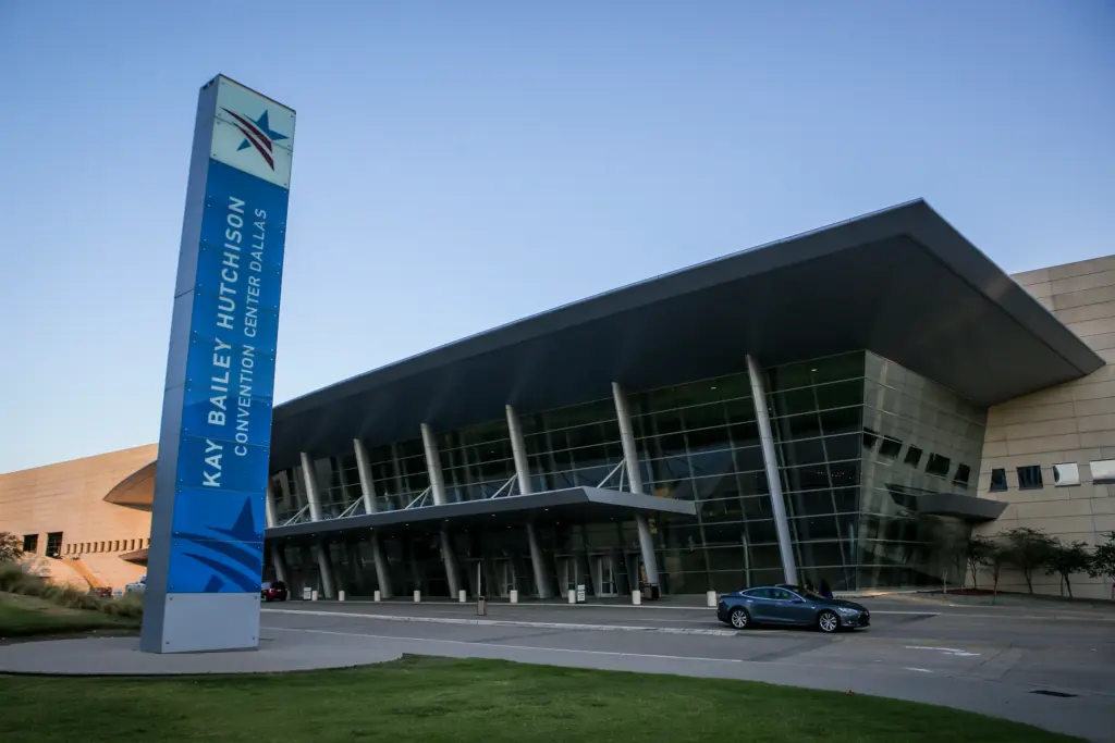 The Kay Bailey Hutchison Convention Center in Dallas in 2022. The convention center is getting a $3.8 billion renovation.