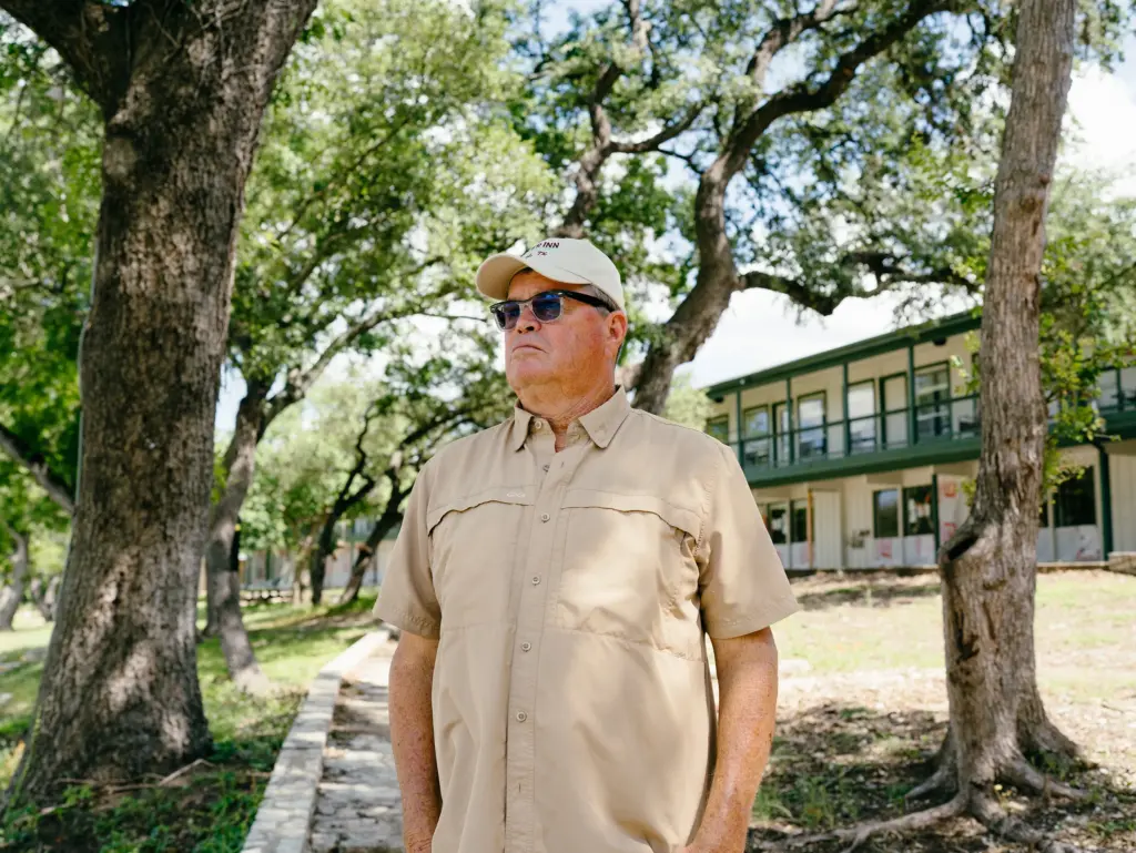 Scott Towery at the River Inn in Hunt, Texas on June 12, 2026.